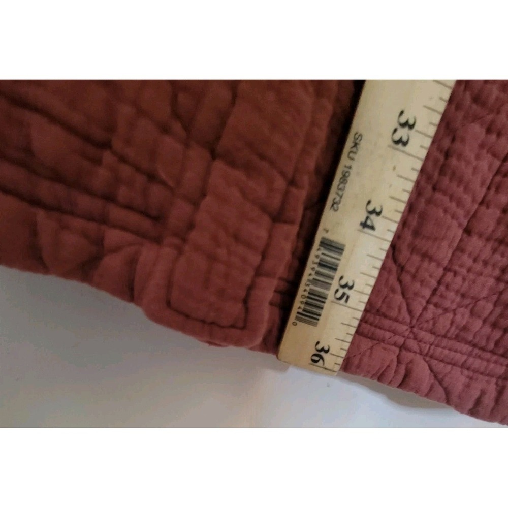 Avec Les Filles Quilted Cotton Gauze Long Oversized Shacket Sz MISSING 1 BUTTON - Picture 8 of 16